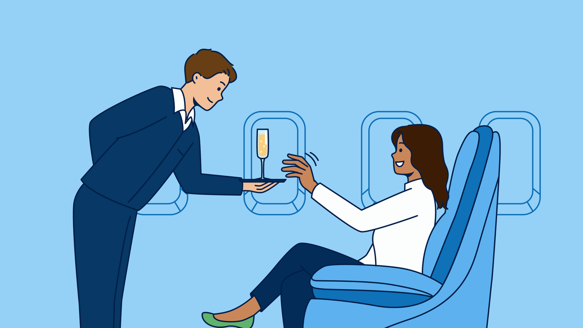 Passenger in first class Upgraded Points LLC