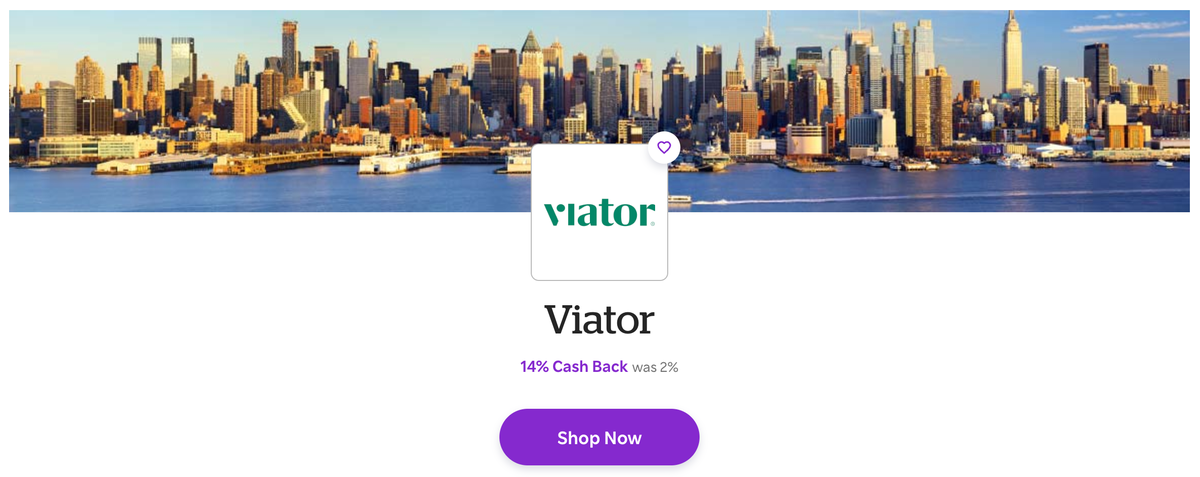 Rakuten 14x Viator February 2026