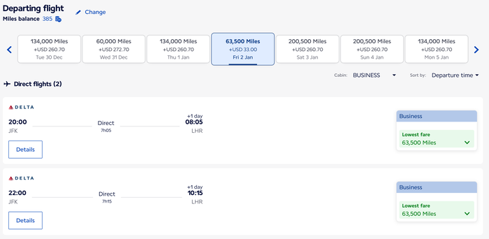 Screenshot 2025 11 11 at 2.47.54 PM Flying Blue JFK LHR