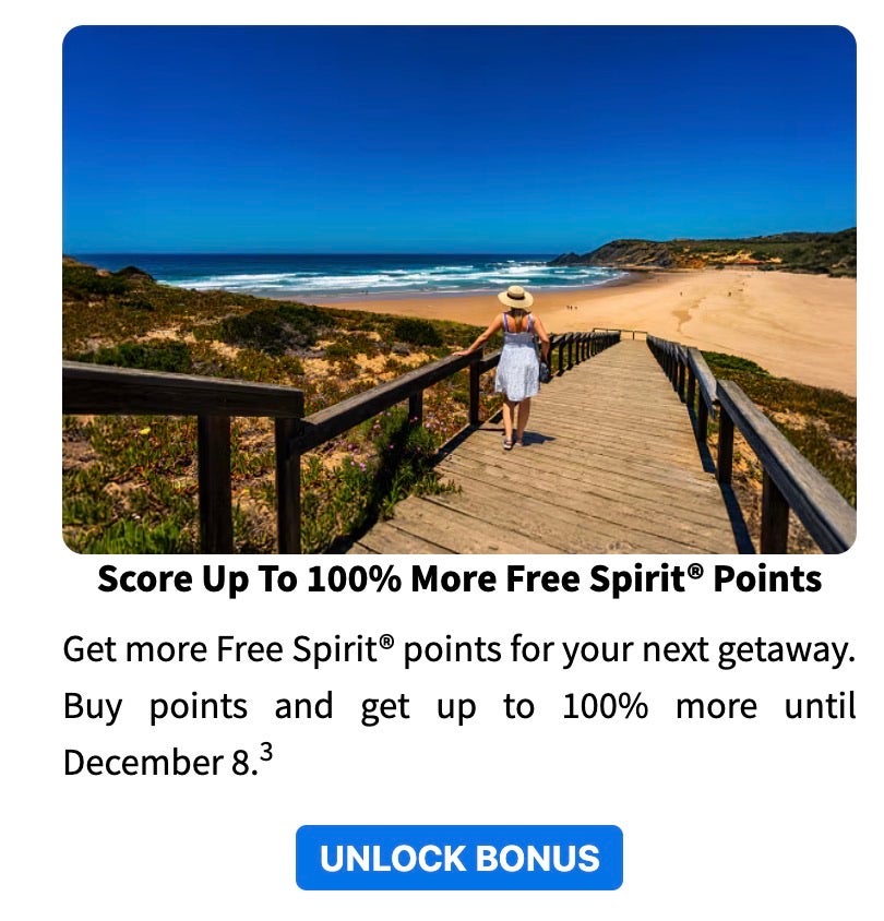 Spirit Black Yellow Friday Buy Points Sale