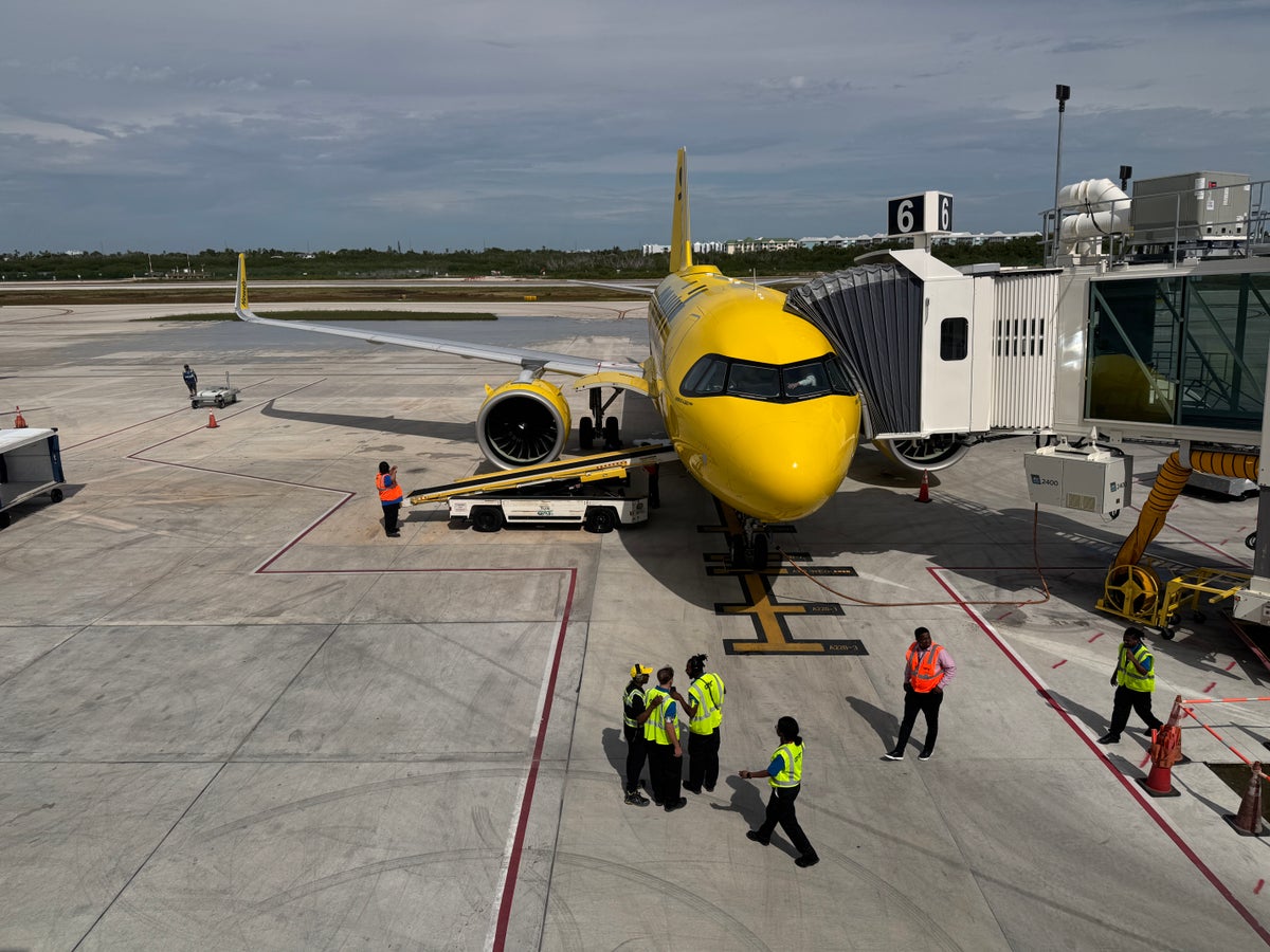 Spirit Key West Inaugural Plane Parked