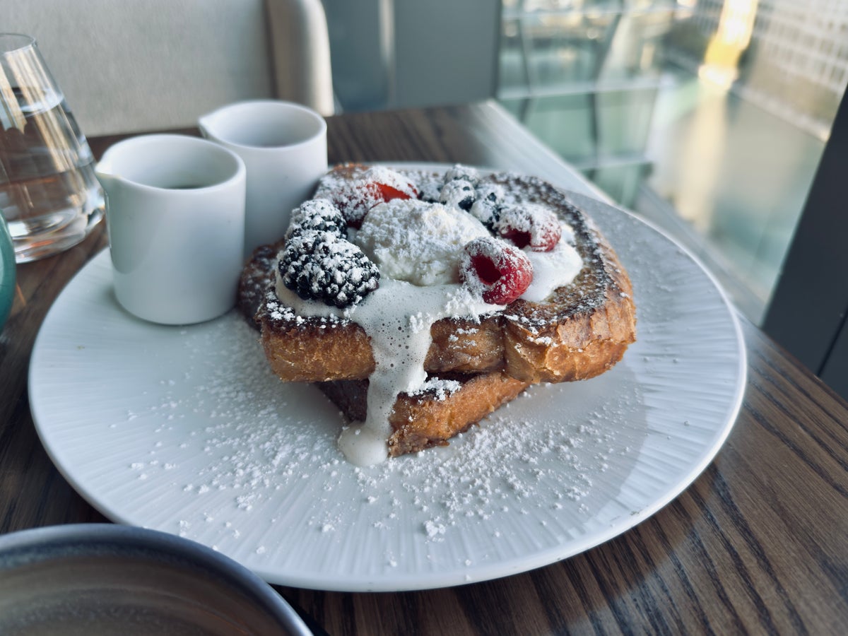 St. Regis Chicago breakfast waffles