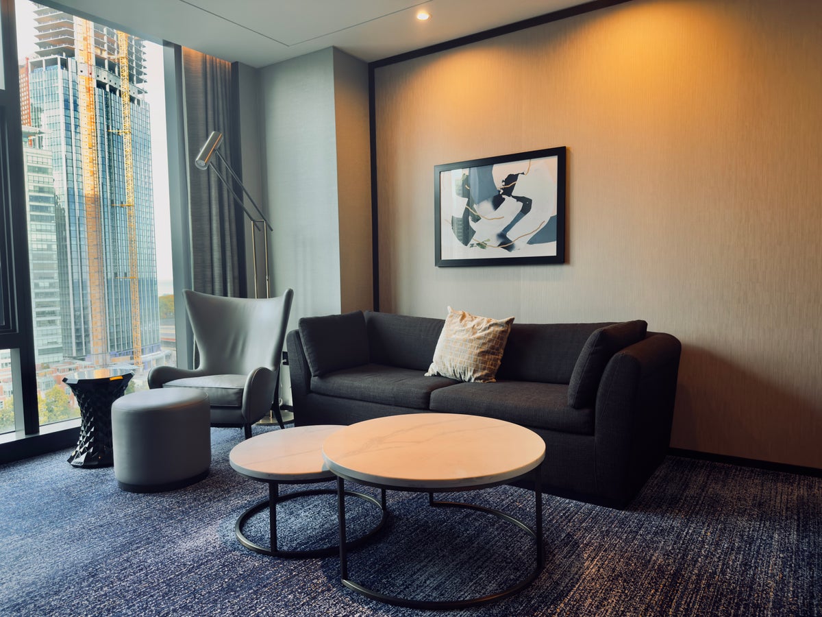 St. Regis Chicago suite living room