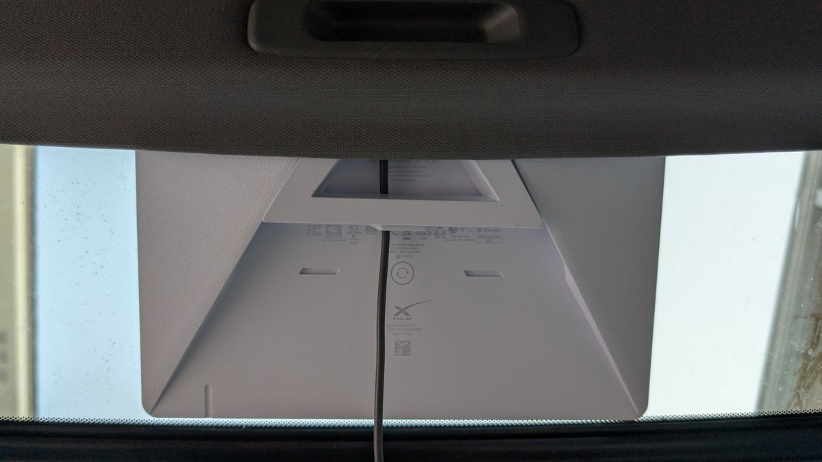 Starlink Mini in a sunroof