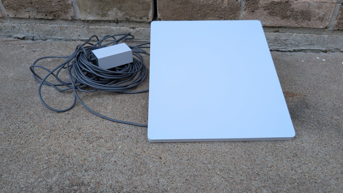 Starlink Mini on a kickstand