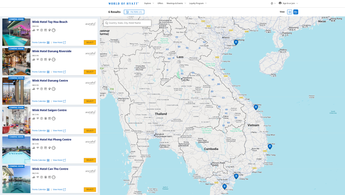Unscripted by Hyatt locations Wink Hotels Vietnam Unscripted by Hyatt locations Wink Hotels Vietnam