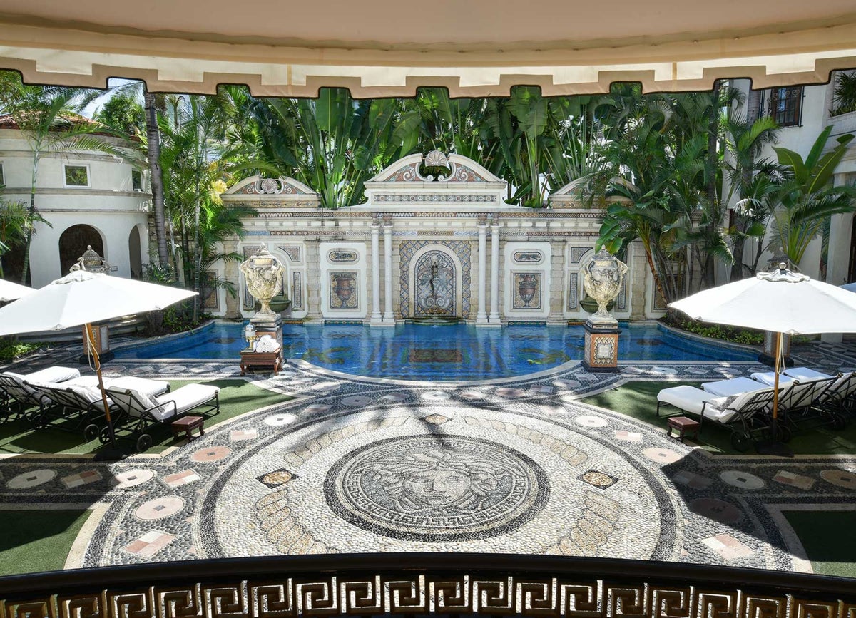 Versace Mansion Pool Shot
