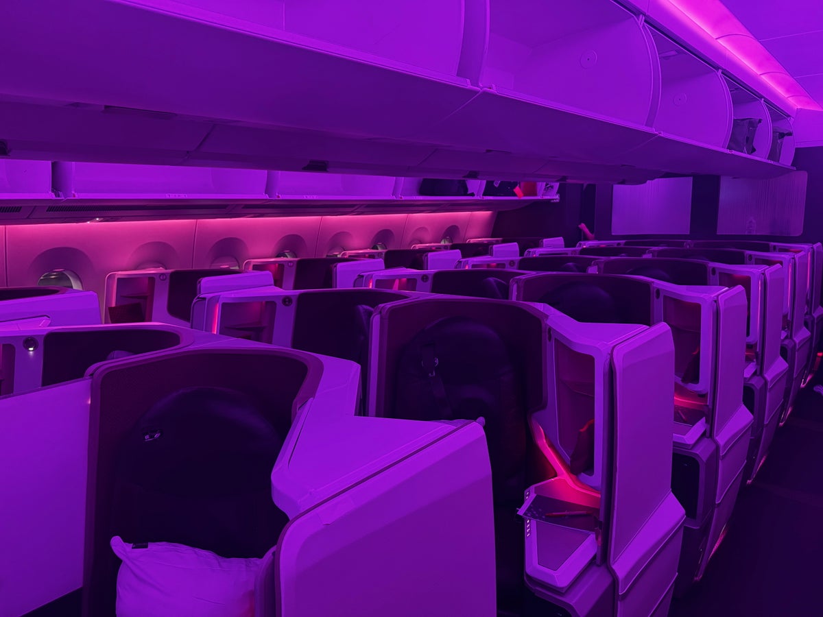 Virgin Atlantic A350 1000 Upper Class middle section