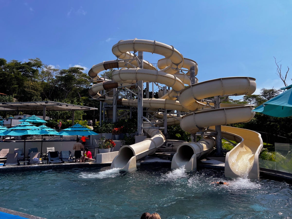 Water slides at Dreams Bahia Mita