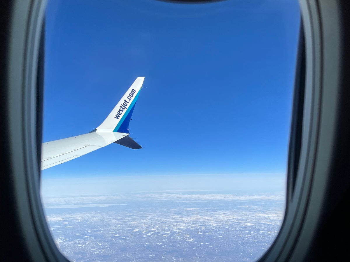 WestJet Boeing 737 MAX 8 wingtip