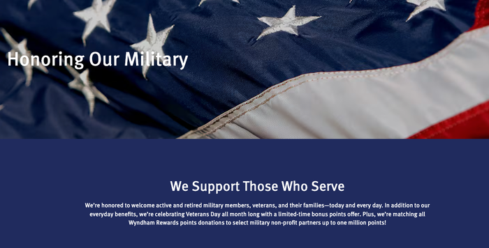 Wyndham Military Offer