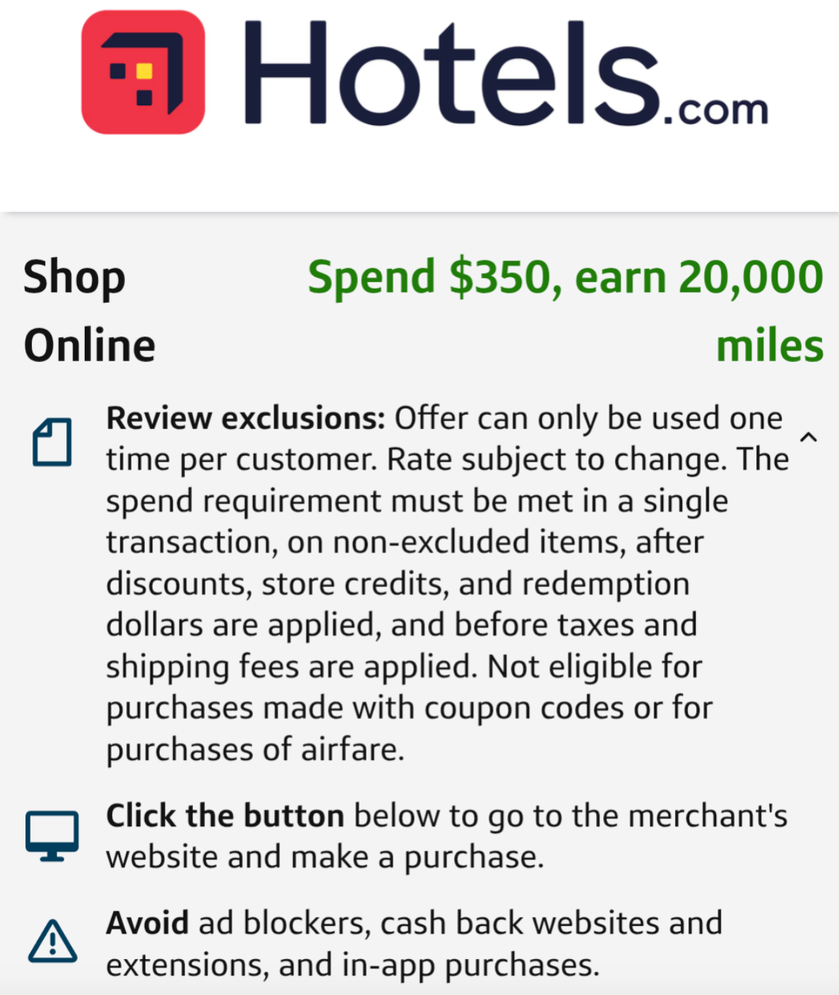 hotels com capital one offer