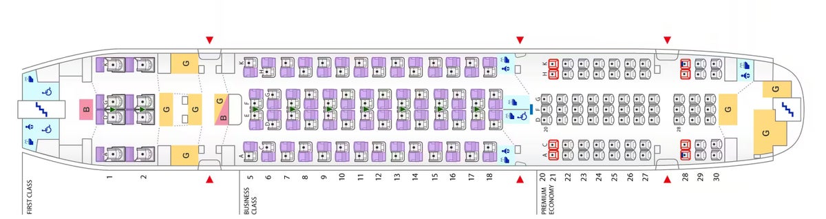 ANA A380 upper deck first business