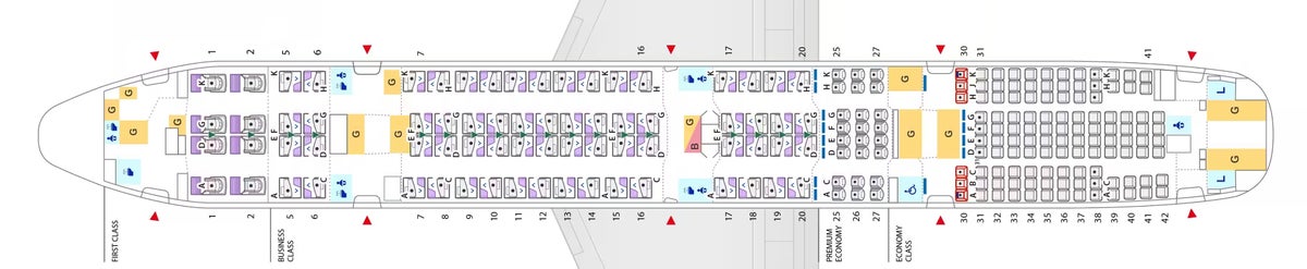 ANA B777 300ER seat map new