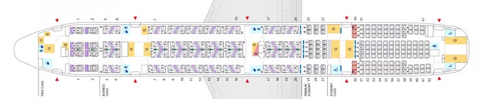 ANA B777 300ER seat map new