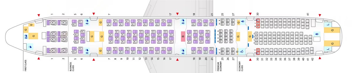 ANA B777 300ER seat map old