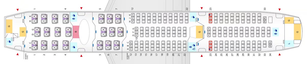 ANA B787 8 seat map 2 2 2 biz