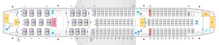 ANA B787 8 seat map 2 2 2 biz
