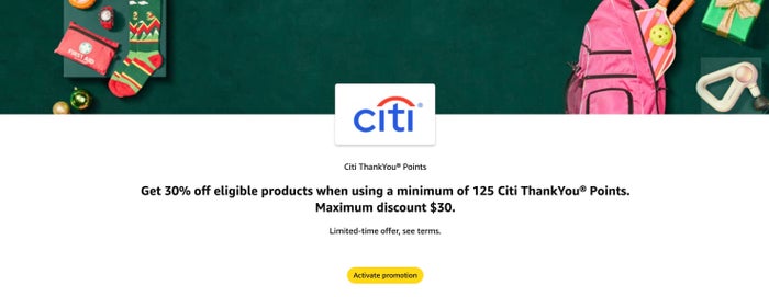 Amazon Citi ThankYou points