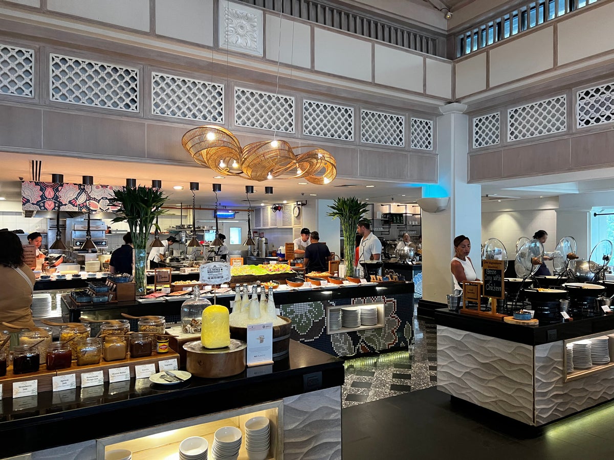Breakfast buffet at JW Marriott Phuket
