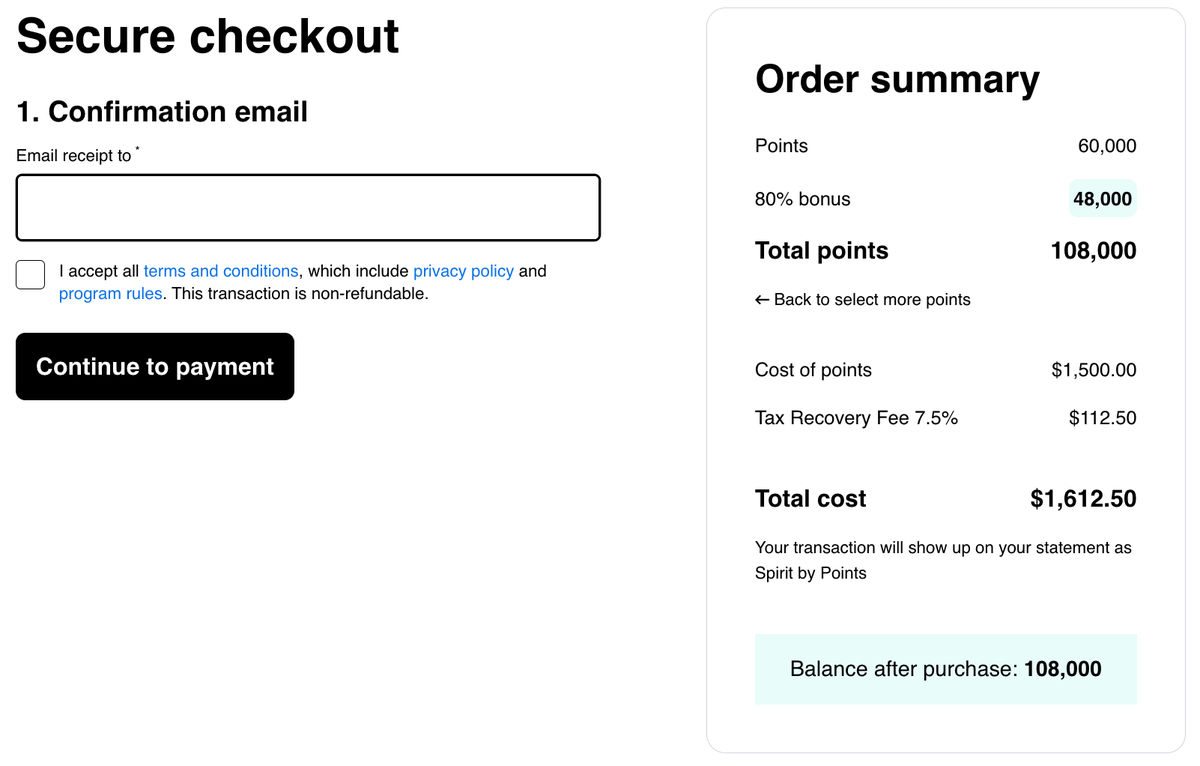 Buy Spirit points80 bonus December 2025