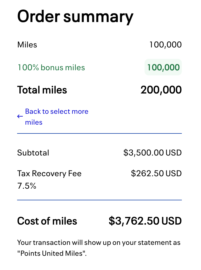 Buy United miles 100 bonus December 2025 Buy United miles 100 bonus December 2025