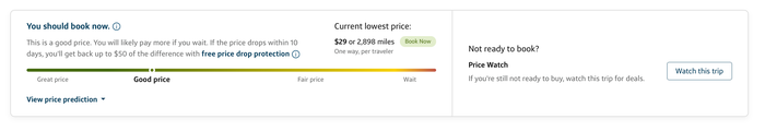 Capital One Travel price drop protection