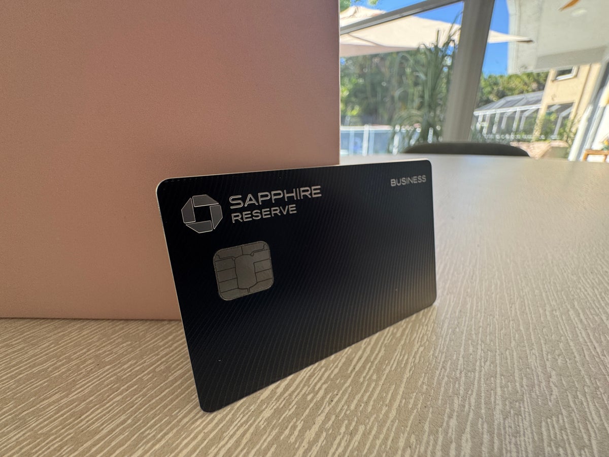 Chase Sapphire Reserve Business Pink Background