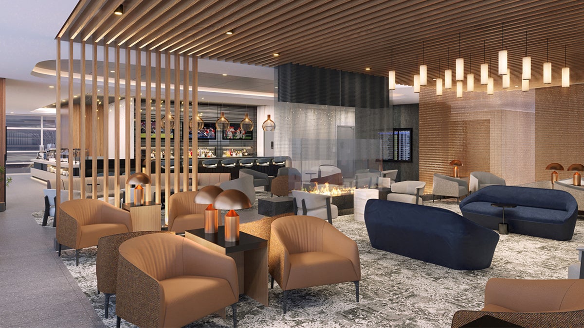 DCA Admirals Club Concourse D Render