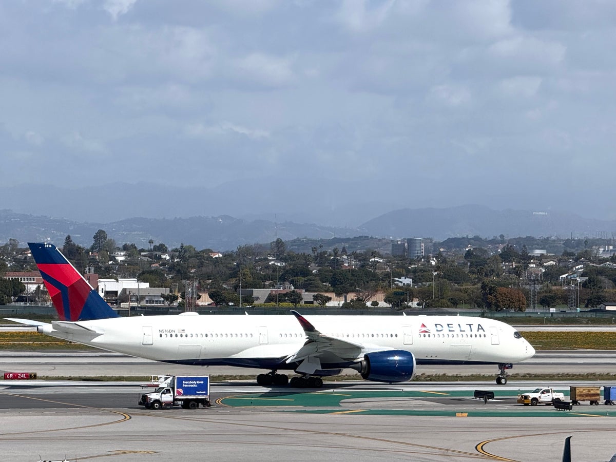Delta Air Lines Airbus A350 at Los Angeles LAX