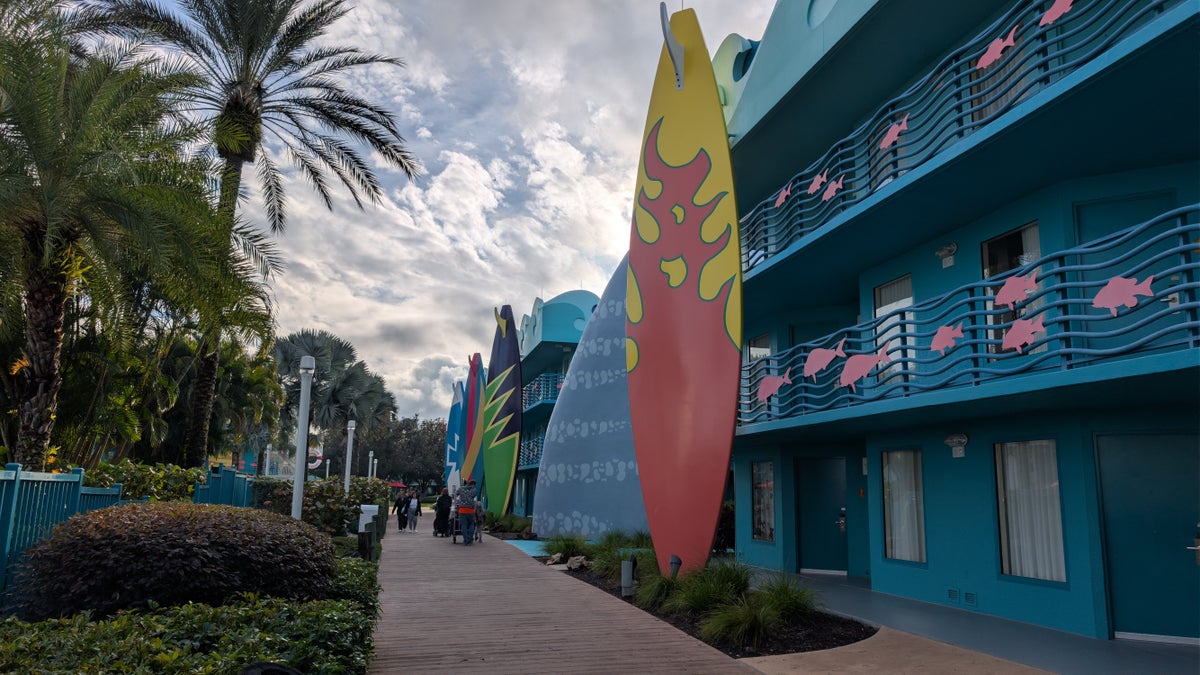 Disney's All Star Sports Resort Surf's Up building