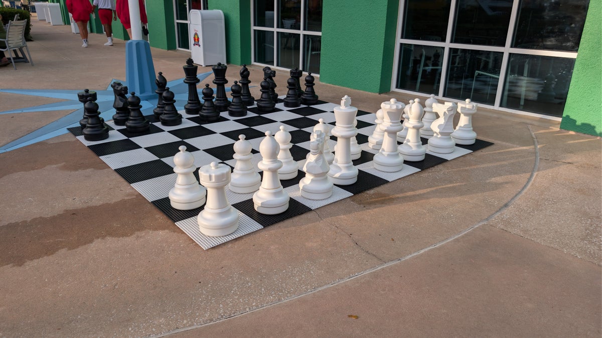 Disney's All Star Sports Resort chess set