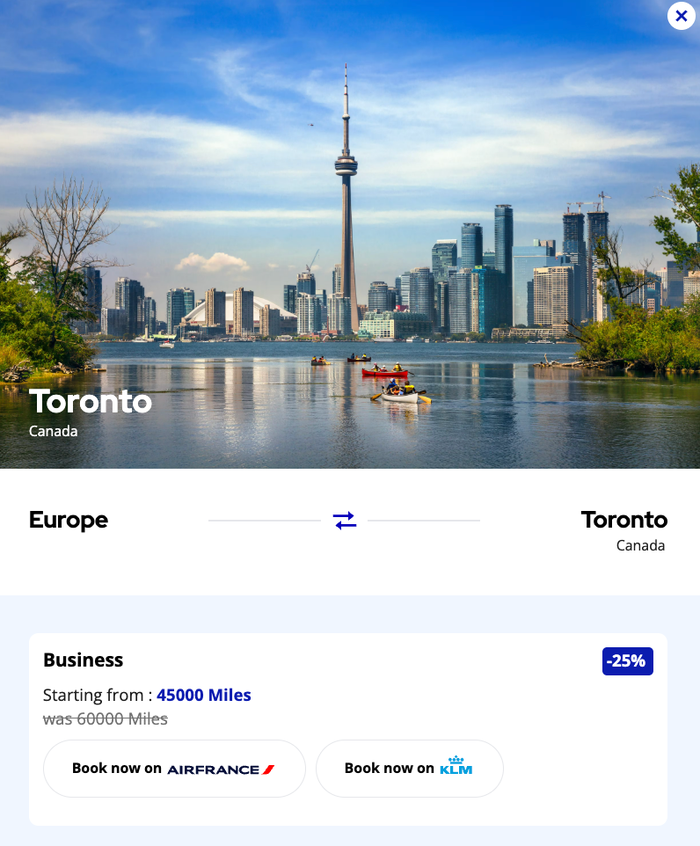 Flying Blue Promo Rewards YYZ to Europe Flying Blue Promo Rewards YYZ to Europe