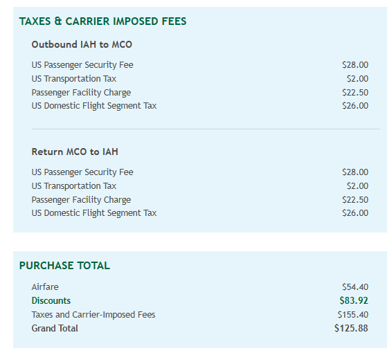 Frontier Kids Fly Free 125 booking