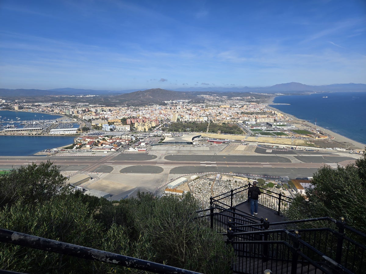 Gibraltar View of La Linea from the Rock Gibraltar View of La Linea from the Rock