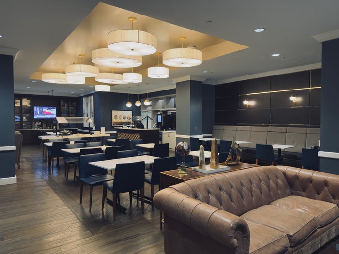 Hilton ChicagoOak Brook Hills Resort Executive Lounge seating Hilton ChicagoOak Brook Hills Resort Executive Lounge seating