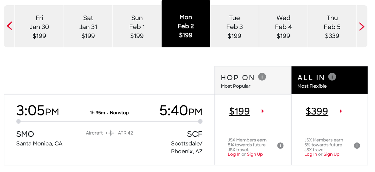 JSX Santa Monica Scottsdale JSX Santa Monica Scottsdale
