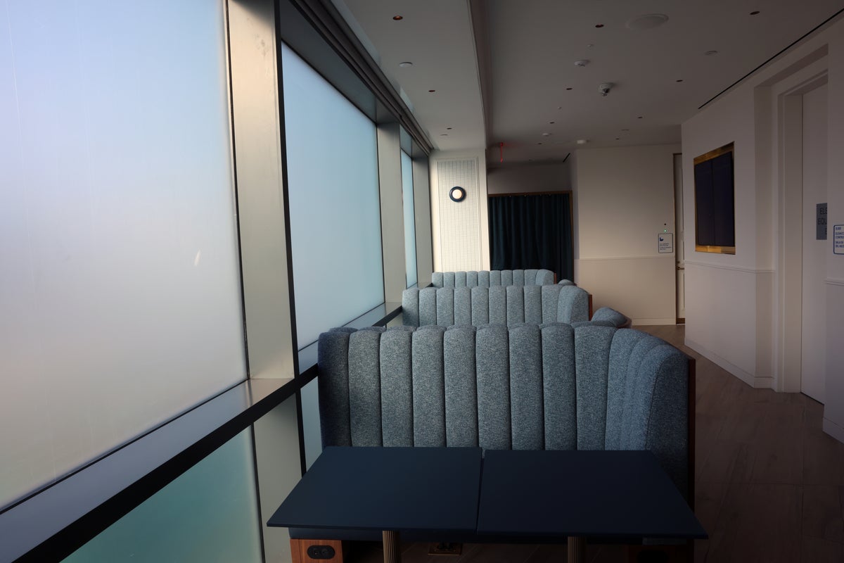 JetBlue JFK BlueHouse lounge first floor quiet hallway