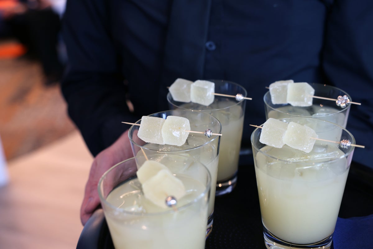 JetBlue JFK lounge BlueHouse Special cocktail