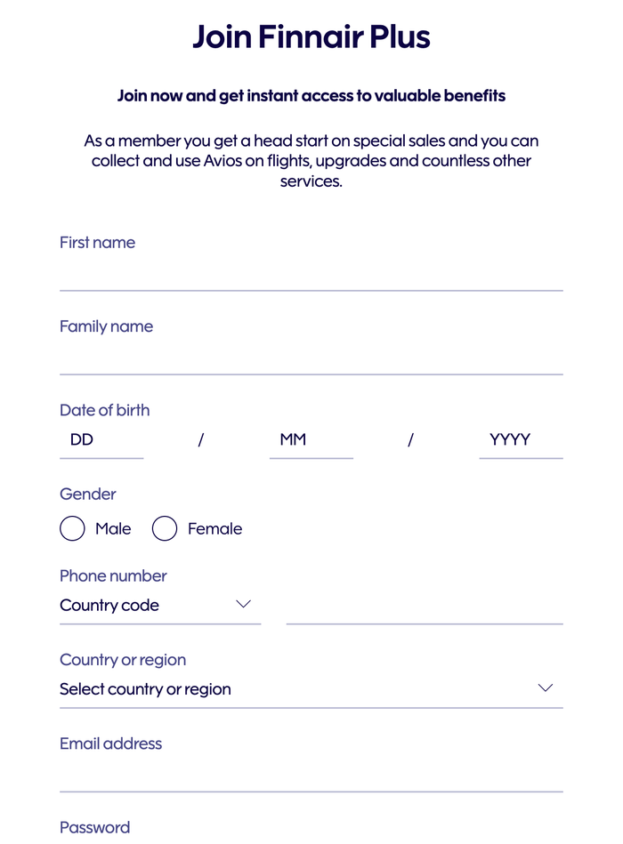 Join Finnair Plus