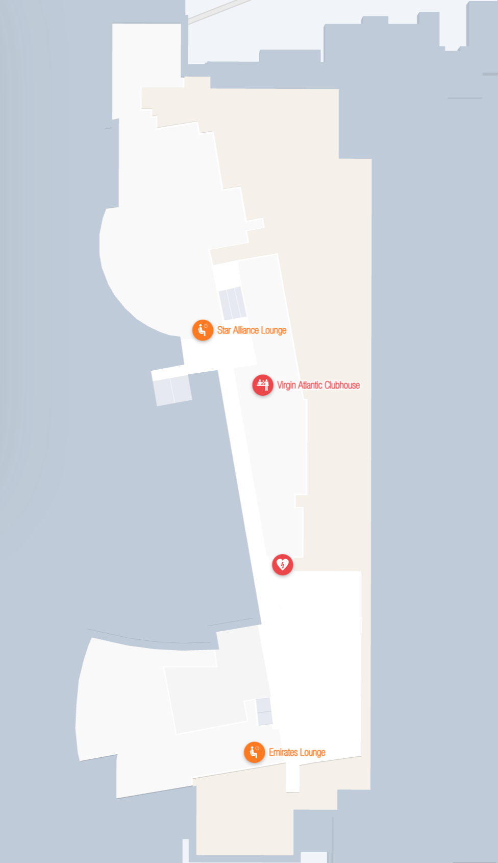 Los Angeles International Airport International Terminal B Lounges 2