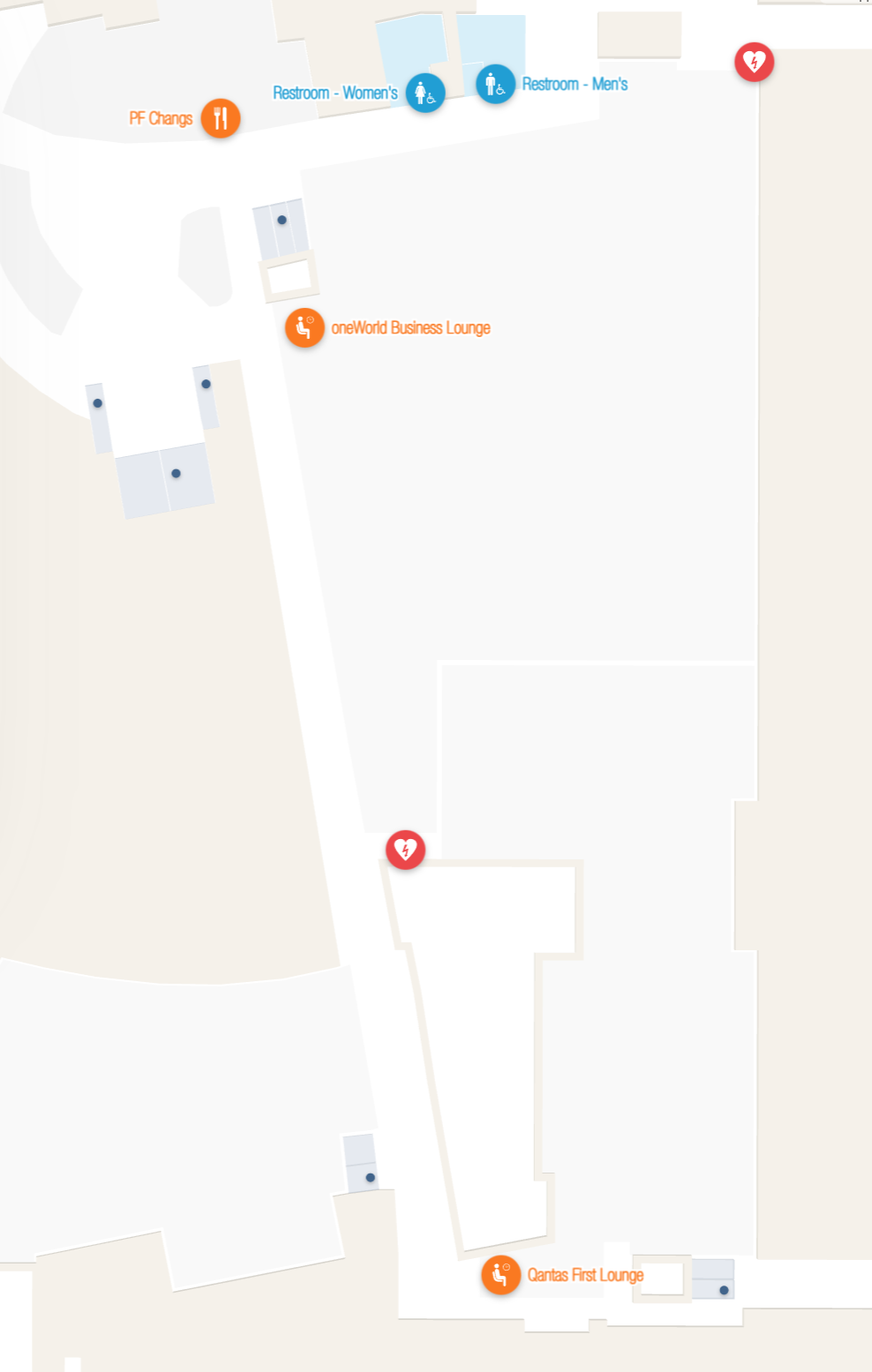 Los Angeles International Airport International Terminal B Lounges