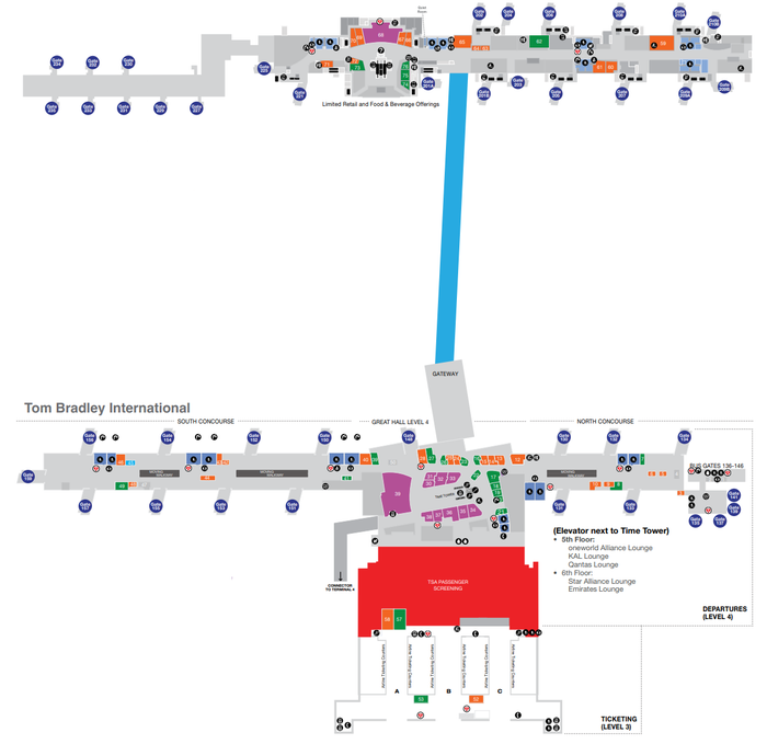 Tom Bradley International Terminal B Los Angeles International Airport International Terminal B