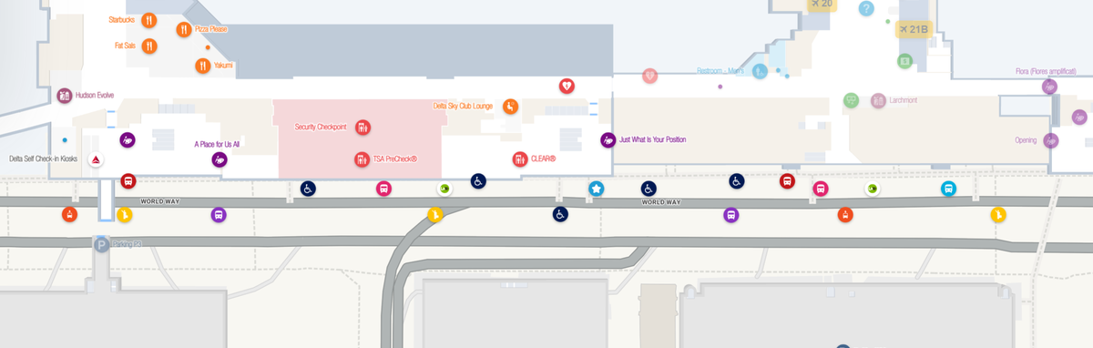 Los Angeles International Airport Terminal 3 Departures