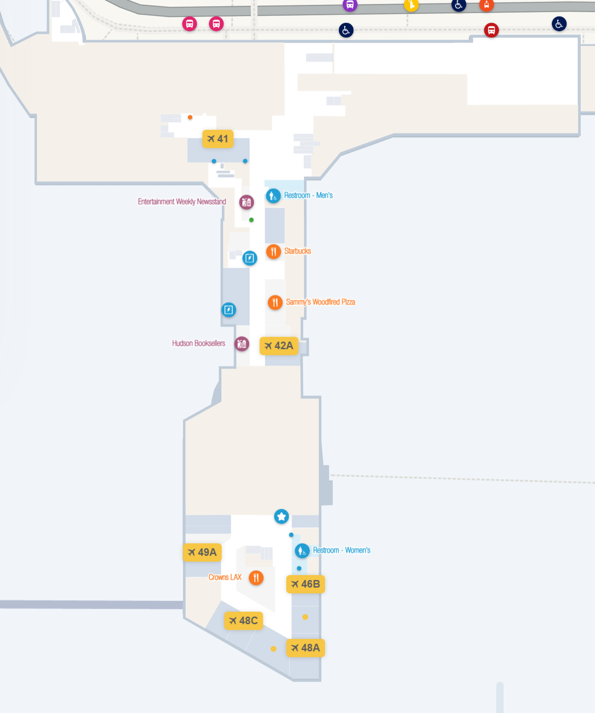 Los Angeles International Airport Terminal 4 Departures