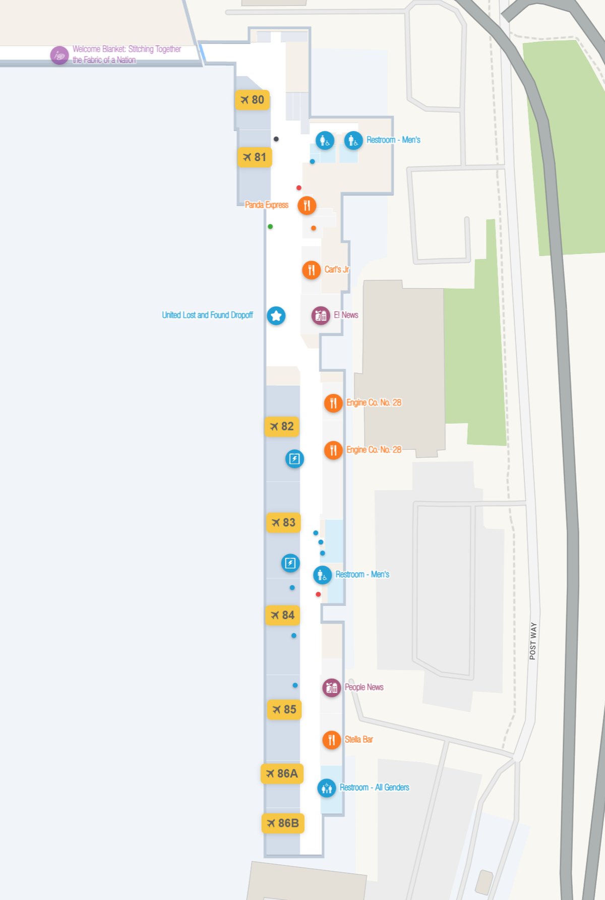 Los Angeles International Airport Terminal 8 Departures