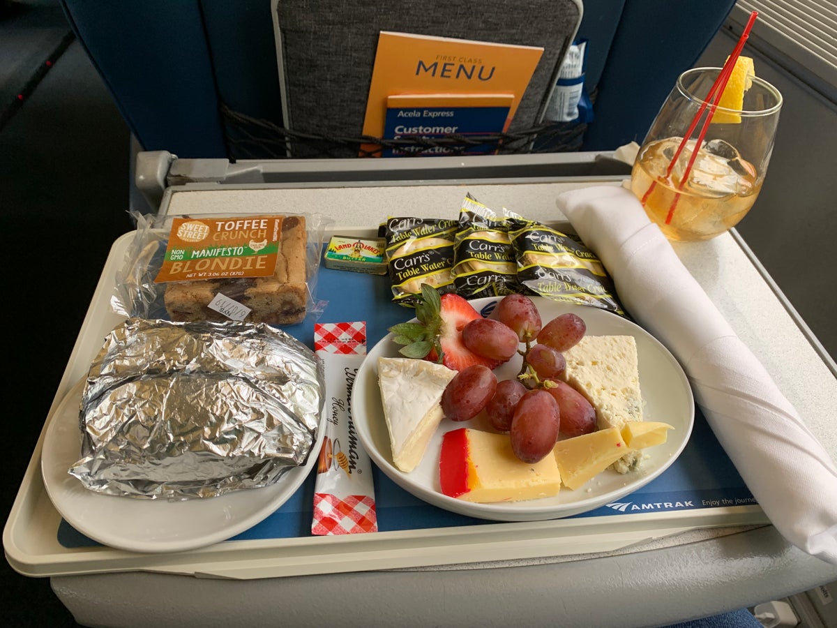 Old Acela Train First Class Tray Table