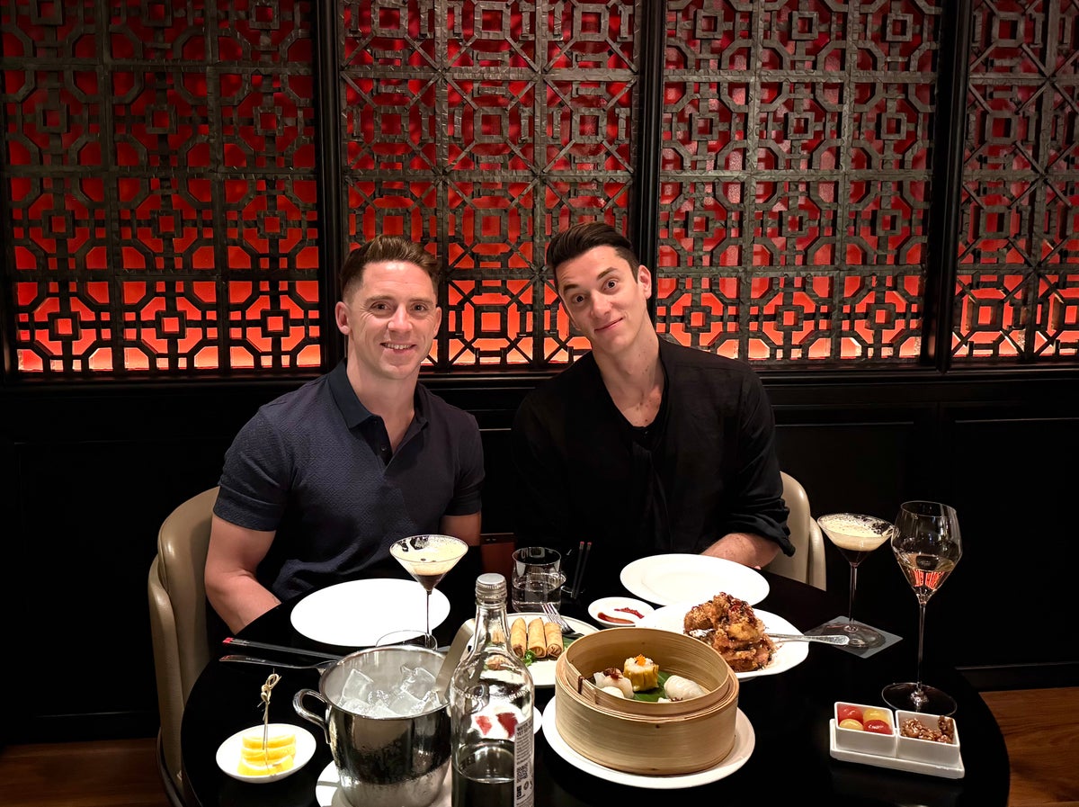 Park Hyatt London River Thames Yu Ge dinner