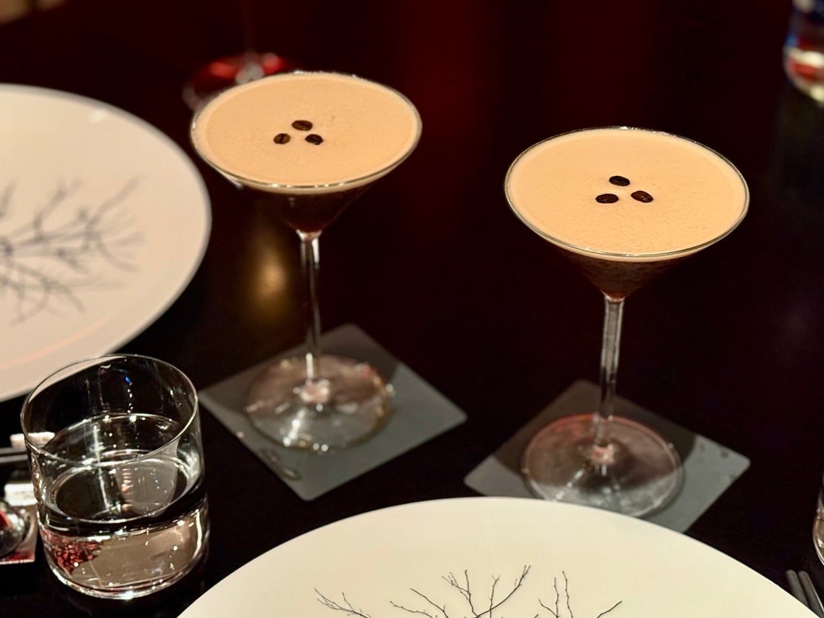 Park Hyatt London River Thames Yu Ge espresso martinis