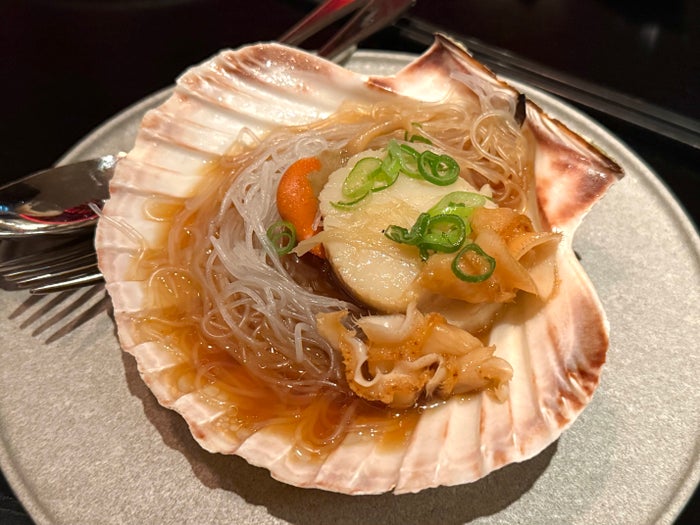 Park Hyatt London River Thames Yu Ge scallop 1